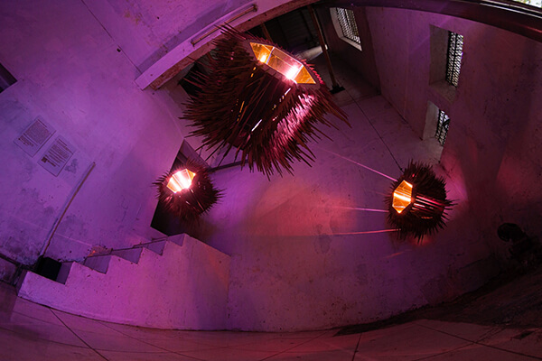 laser cut sound sculpture urbanscapes